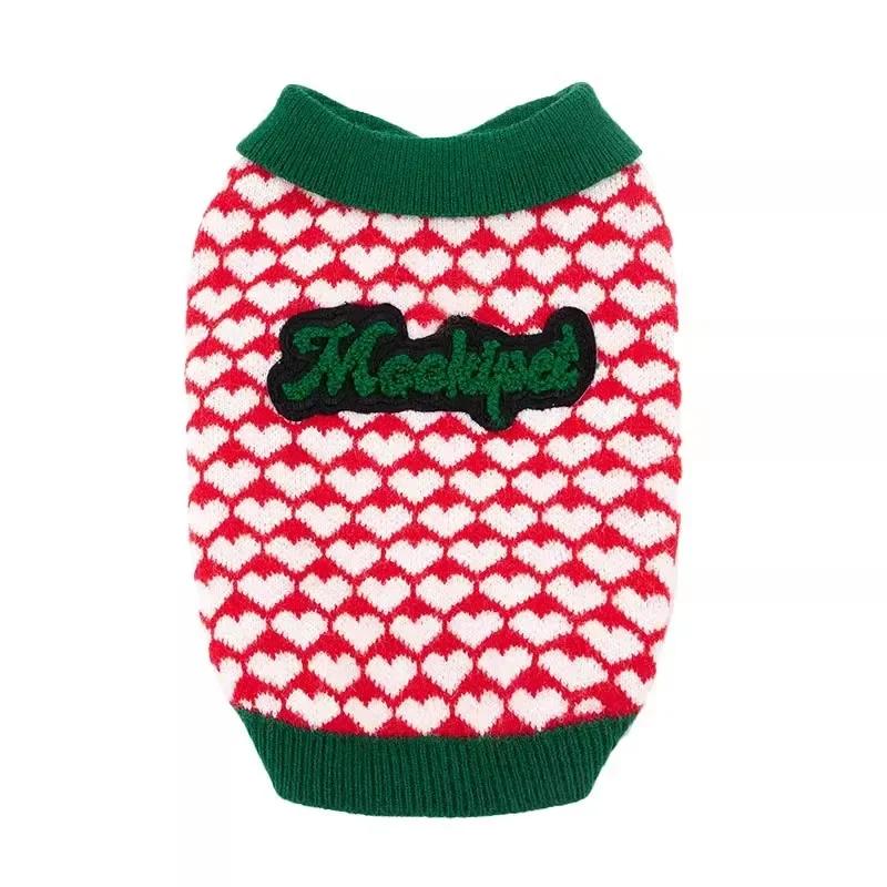 Dog New Year Clothes New Small Dog Pet Cat Christmas Autumn and Winter New Year Knitted Sweater Vest Pet Products XXL(13-16KG)
Dog New Year Clothes New Small Dog Pet Cat Christmas Autumn and Winter New Year Knitted Sweater Vest Pet Products XXL(13-16KG)