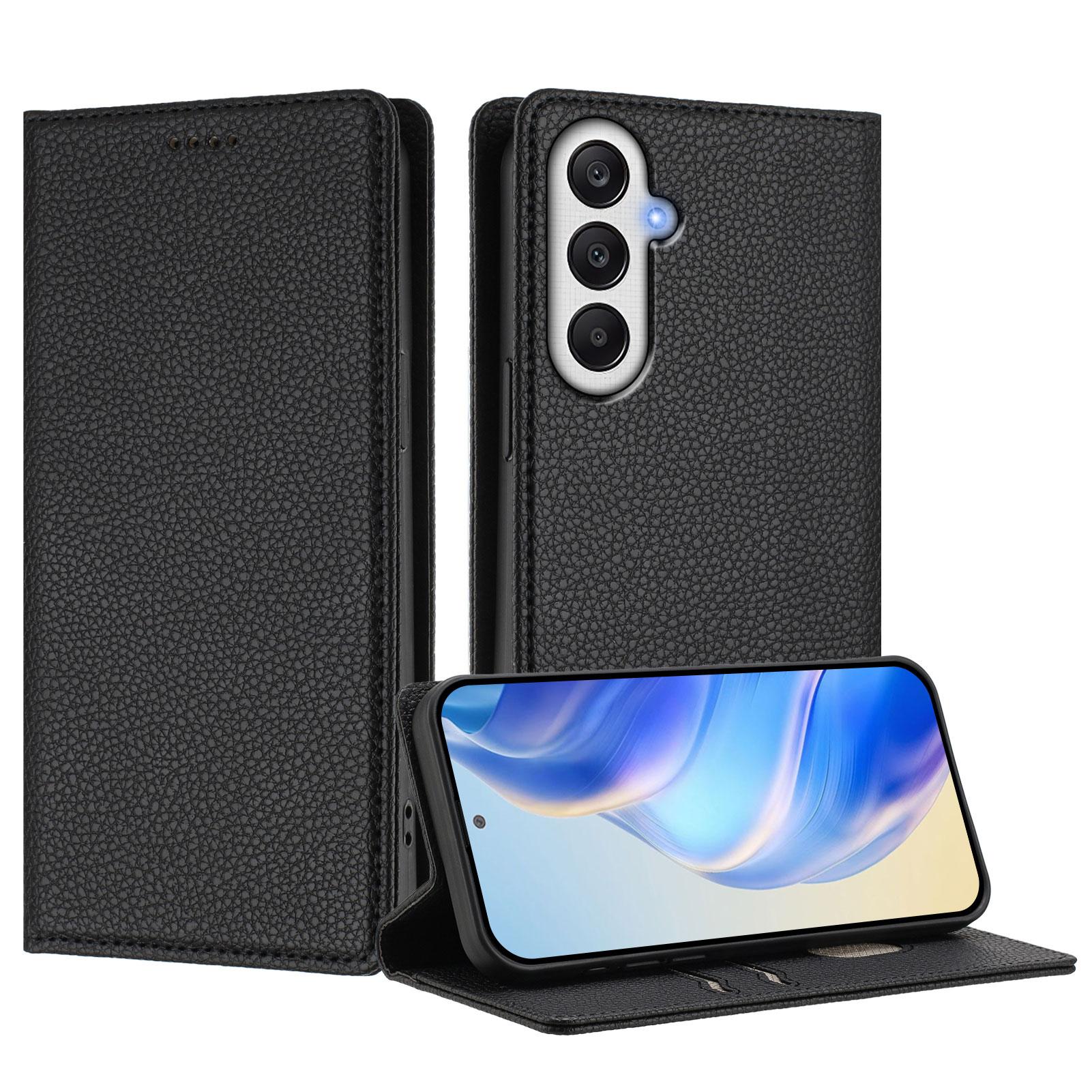 For Samsung Galaxy A36 5G Wallet Case RFID Blocking Litchi Texture Leather Mobile Cover Dark Blue
For Samsung Galaxy A36 5G Wallet Case RFID Blocking Litchi Texture Leather Mobile Cover Dark Blue
