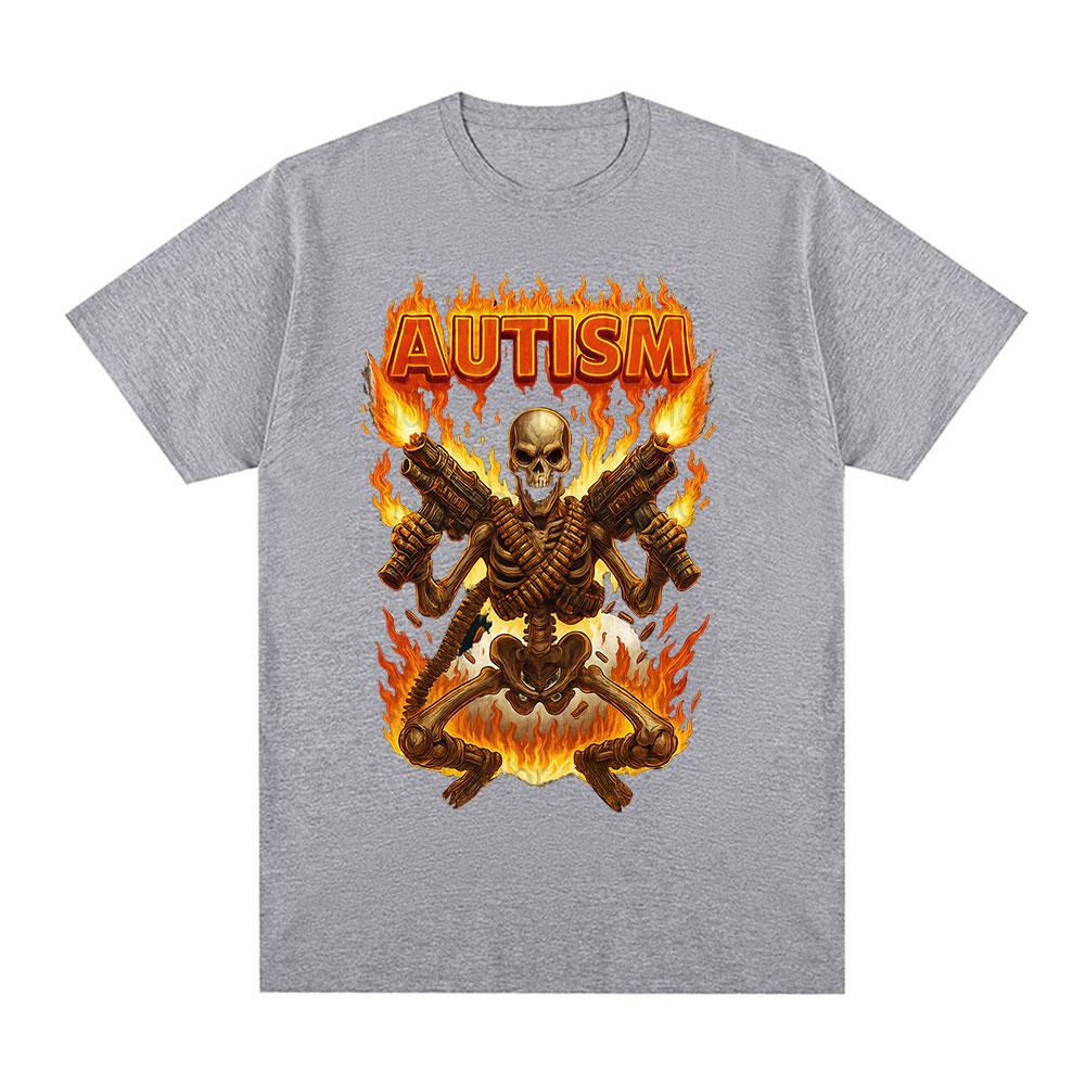Autisitic Funny Skeleton Autism Meme Tshirts Mens Clothing Vintage Summer Short Sleeves Tshirt Cotton Casual Oversized T Shirt S
Autisitic Funny Skeleton Autism Meme Tshirts Mens Clothing Vintage Summer Short Sleeves Tshirt Cotton Casual Oversized T Shirt S