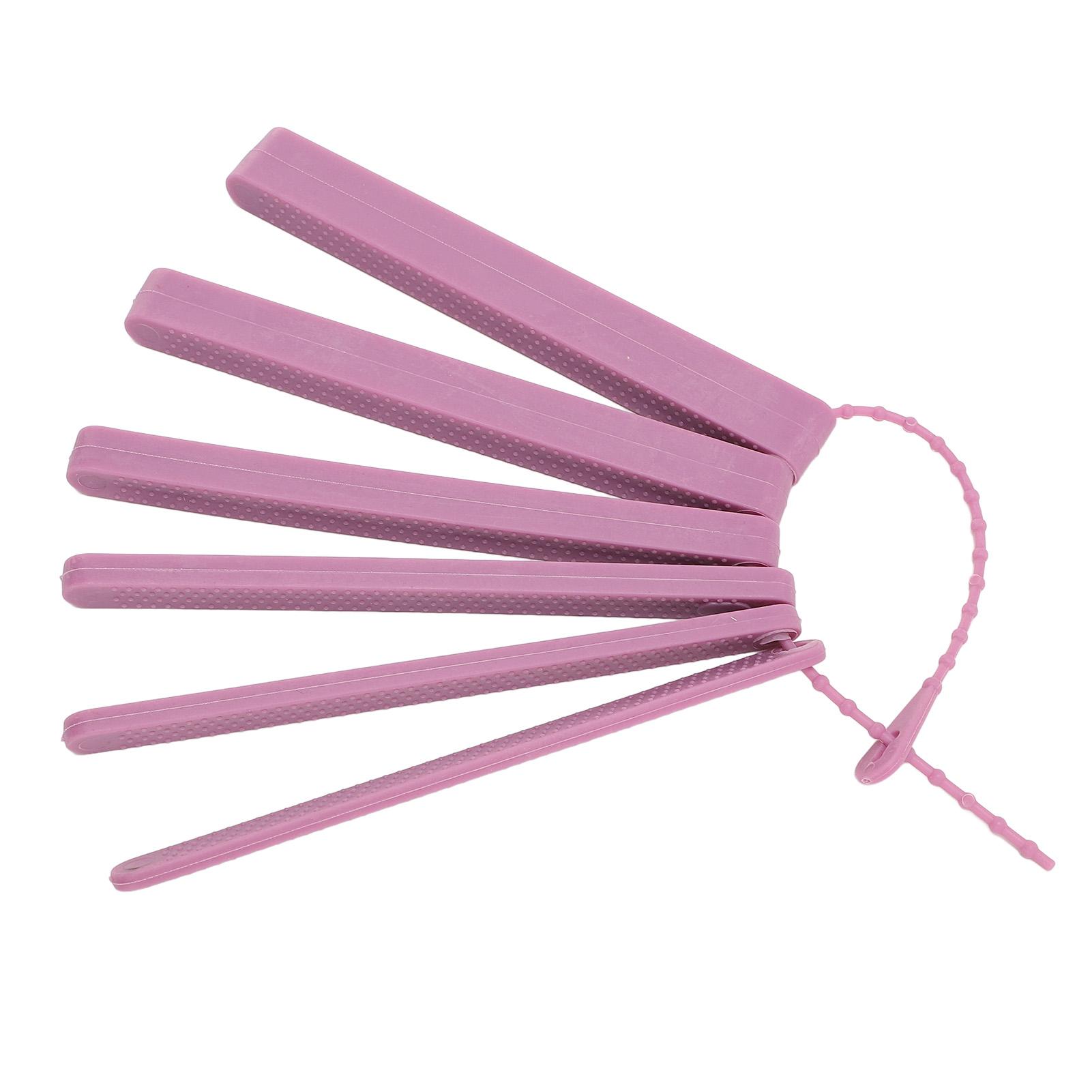 6Pcs Teether Stick Silicone Jaw Grading Bite Blocks Force Trainer Kit Speech Communication Aids Soft Purple
6Pcs Teether Stick Silicone Jaw Grading Bite Blocks Force Trainer Kit Speech Communication Aids Soft Purple