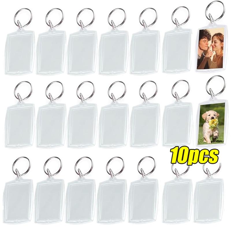 10-100pcs Keychain Acrylic Key Chain Key Ring Blank Keyrings Insert Photo Passport Keychain Gift for Women Men Kids
10-100pcs Keychain Acrylic Key Chain Key Ring Blank Keyrings Insert Photo Passport Keychain Gift for Women Men Kids