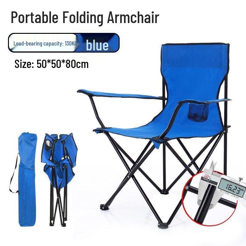 High Back Outdoor Folding Chair with Armrests – Perfect for Camping, Fishing, and Beach Leisure синий
High Back Outdoor Folding Chair with Armrests – Perfect for Camping, Fishing, and Beach Leisure синий
