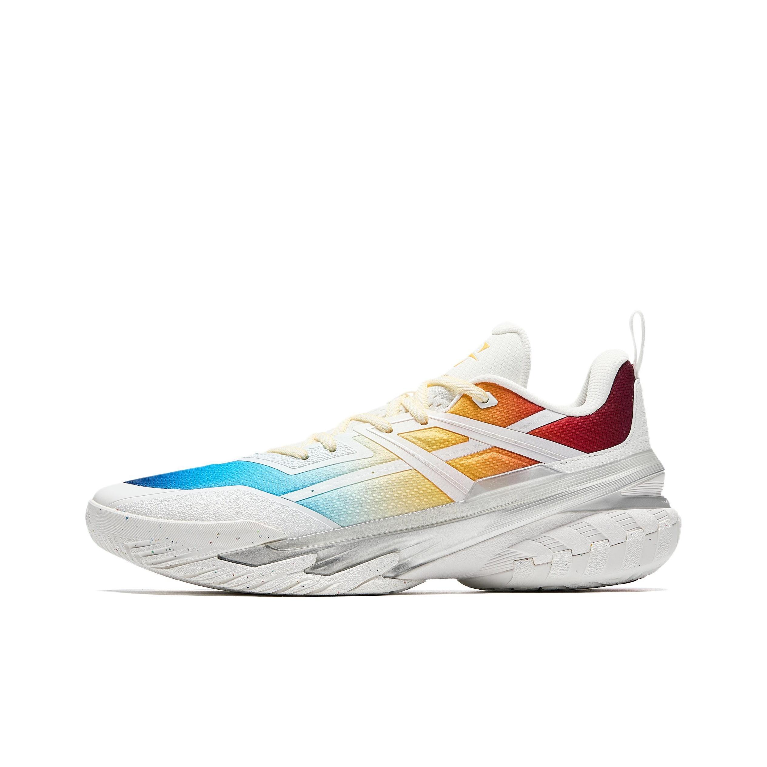 Anta Air Zone 6 Rainbow Concrete Nemesis Outdoor Shock Absorption Anti-Slip Low-Top Basketball Shoes Men sneaker White Blue Yellow 912541602Q-8 45
Anta Air Zone 6 Rainbow Concrete Nemesis Outdoor Shock Absorption Anti-Slip Low-Top Basketball Shoes Men sneaker White Blue Yellow 912541602Q-8 45