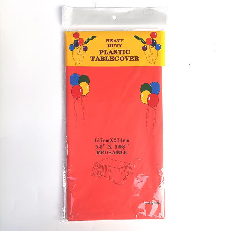 Disposable Plastic Tablecloth
Disposable Plastic Tablecloth