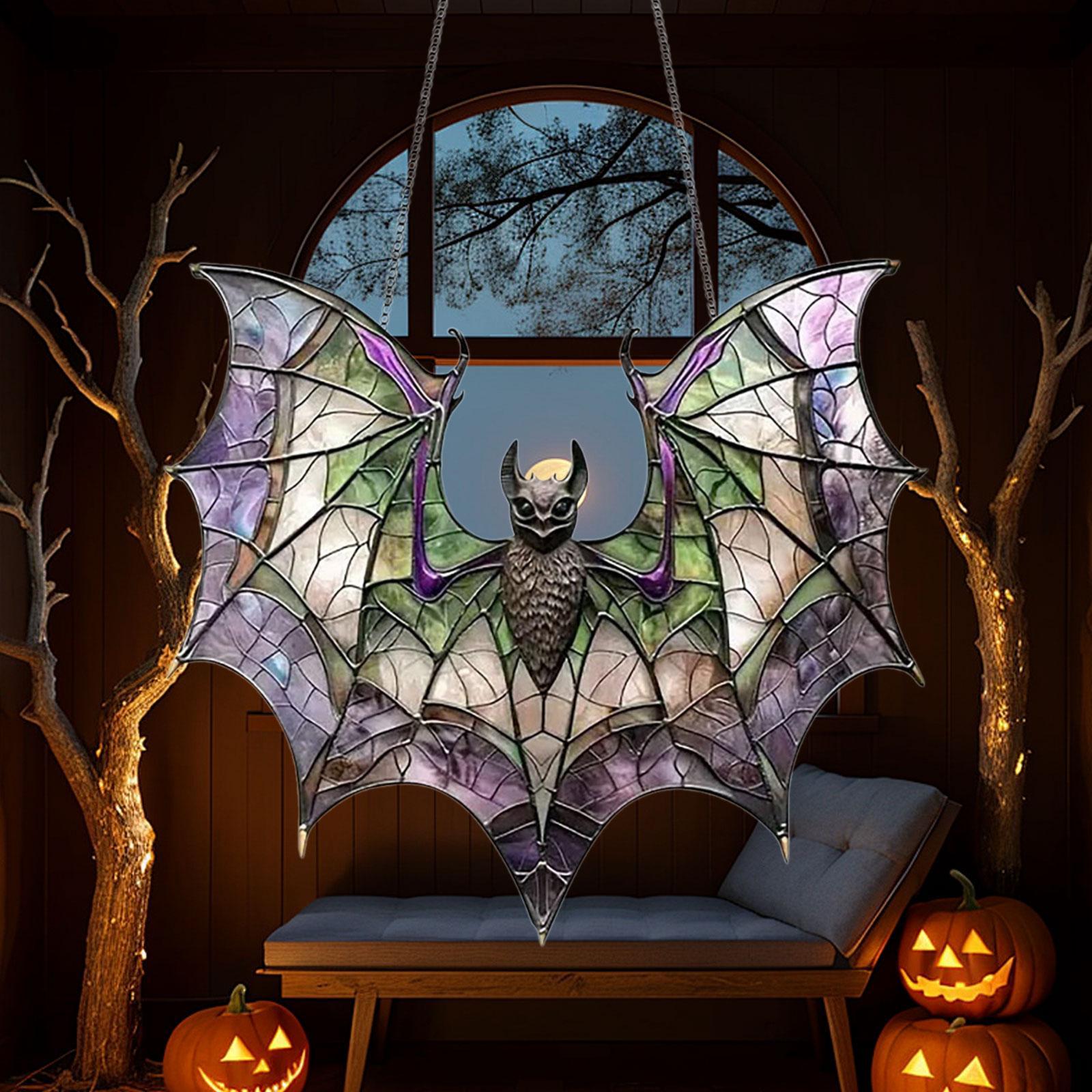 Bat Sun Catcher for DIY House Theme Party Decor Bat Stained Glass Window Hanging for Window Kitchen Office Home Living Room разноцветный
Bat Sun Catcher for DIY House Theme Party Decor Bat Stained Glass Window Hanging for Window Kitchen Office Home Living Room разноцветный