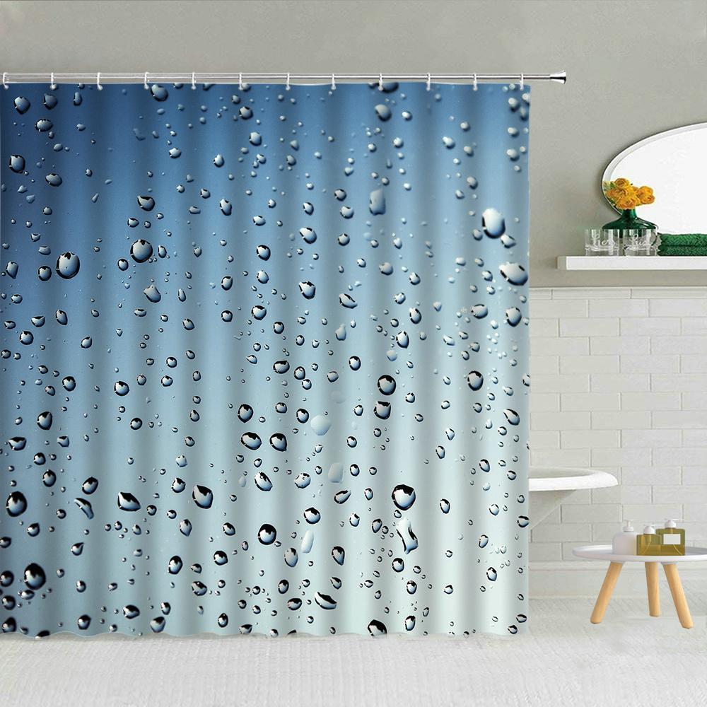 Raindrops Bubble Shower Curtain Water Drop Blue Color Background Bathroom Decor Modern Creative Waterproof Fabric Curtains Set W60H190(CM)-1 Pcs
Raindrops Bubble Shower Curtain Water Drop Blue Color Background Bathroom Decor Modern Creative Waterproof Fabric Curtains Set W60H190(CM)-1 Pcs