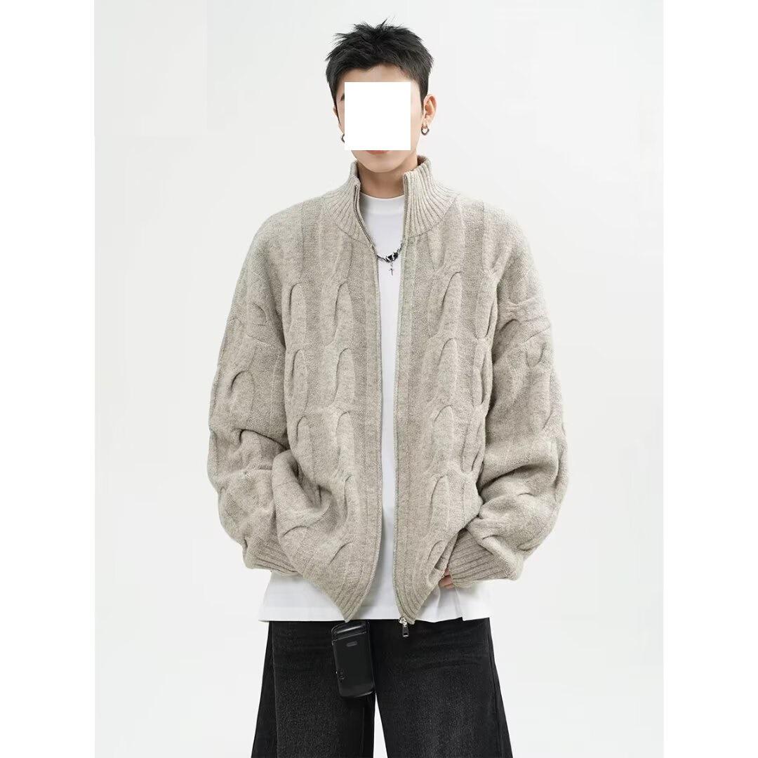 Men s Versatile American-Style Twist Knit Cardigan - Autumn/Winter Loose Fit 2XL кавовий
Men s Versatile American-Style Twist Knit Cardigan - Autumn/Winter Loose Fit 2XL кавовий