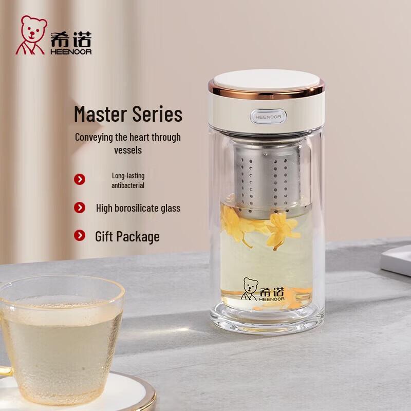 Heenoor XN-600M Double-Layer Antibacterial Glass Tea Cup
Heenoor XN-600M Double-Layer Antibacterial Glass Tea Cup