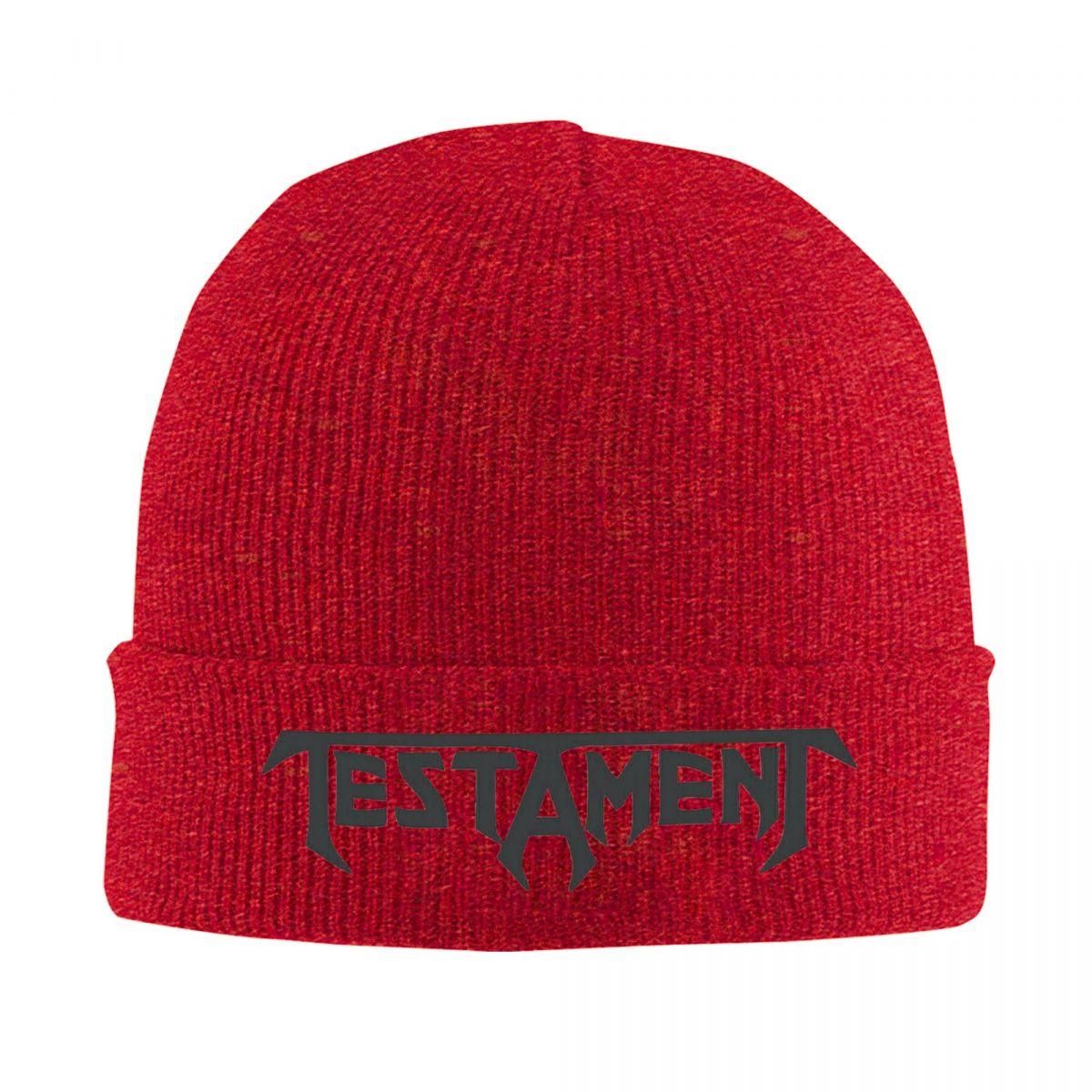 Testament Band Warm Knitted Cap Hip Hop Bonnet Hat Autumn Winter Outdoor Beanies Hats for Men Women Adult One Size
Testament Band Warm Knitted Cap Hip Hop Bonnet Hat Autumn Winter Outdoor Beanies Hats for Men Women Adult One Size