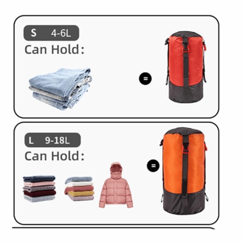 70D Nylon Compression Bag Lightweight Space Saving Bag Durable Compression Stuff Sack Hiking Red 4-6L
70D Nylon Compression Bag Lightweight Space Saving Bag Durable Compression Stuff Sack Hiking Red 4-6L