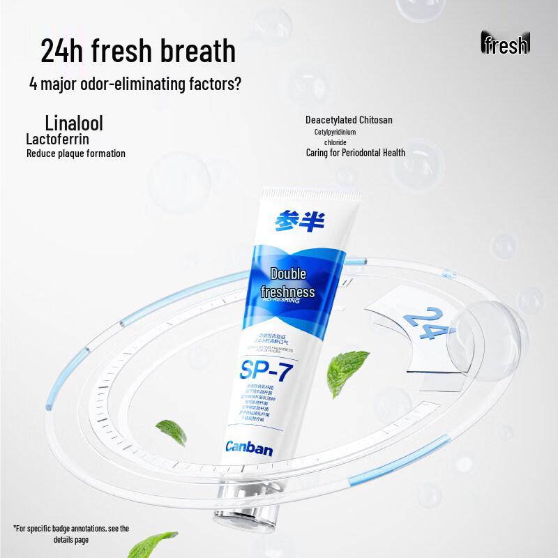 Canban SP-7 Fresh Breath Toothpaste
Canban SP-7 Fresh Breath Toothpaste