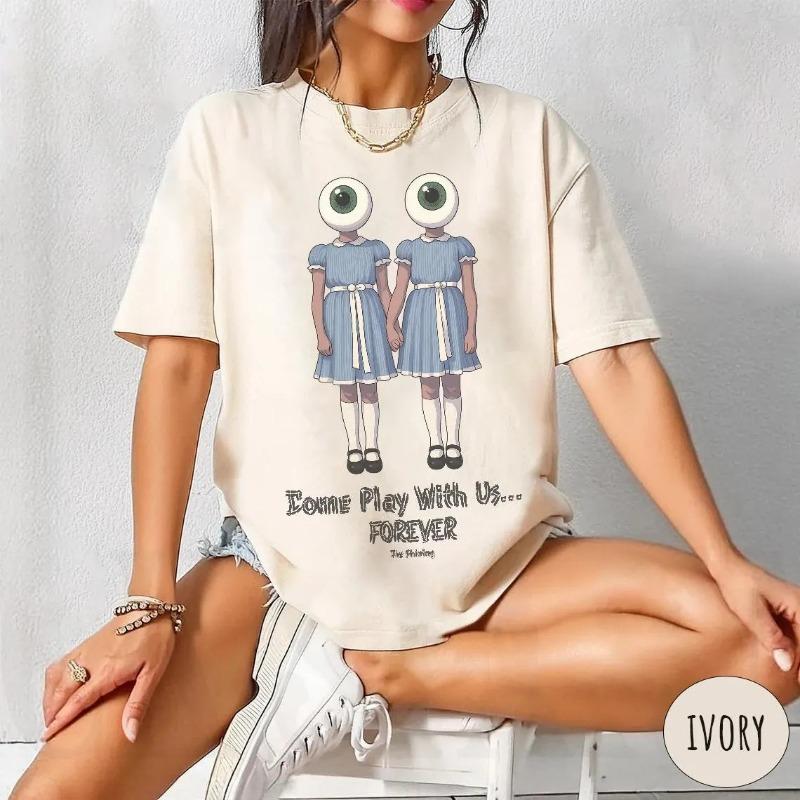 The Shining Grady Twins Shirt Stanley Kubrick Movie Tee Summer Men s and Women s Loose and Breathable T-shirt Top 2XL
The Shining Grady Twins Shirt Stanley Kubrick Movie Tee Summer Men s and Women s Loose and Breathable T-shirt Top 2XL