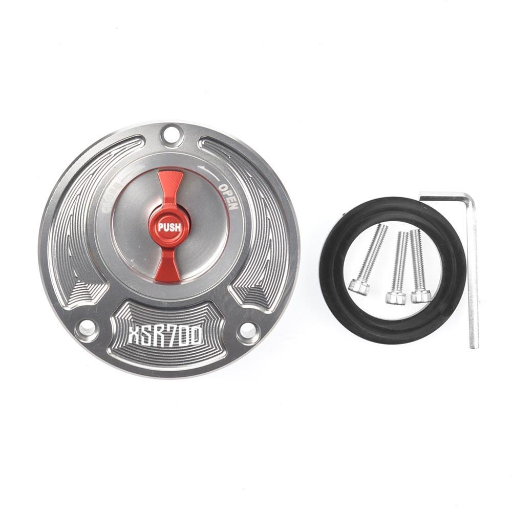 For Yamaha XSR700 (ABS) 2016 Fuel Gas Tank Cap Cover CNC Aluminum Keyless Motorcycle Accessories 8 Colors Silver and Red
For Yamaha XSR700 (ABS) 2016 Fuel Gas Tank Cap Cover CNC Aluminum Keyless Motorcycle Accessories 8 Colors Silver and Red