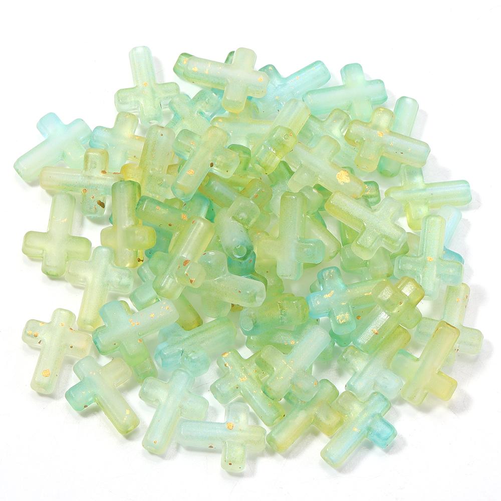 100pcs 12x15mm Cross Shape Acrylic Beads Colorful Matte Gradient Loose Bead For Jewelry Making DIY Necklace Bracelet Accessories
100pcs 12x15mm Cross Shape Acrylic Beads Colorful Matte Gradient Loose Bead For Jewelry Making DIY Necklace Bracelet Accessories