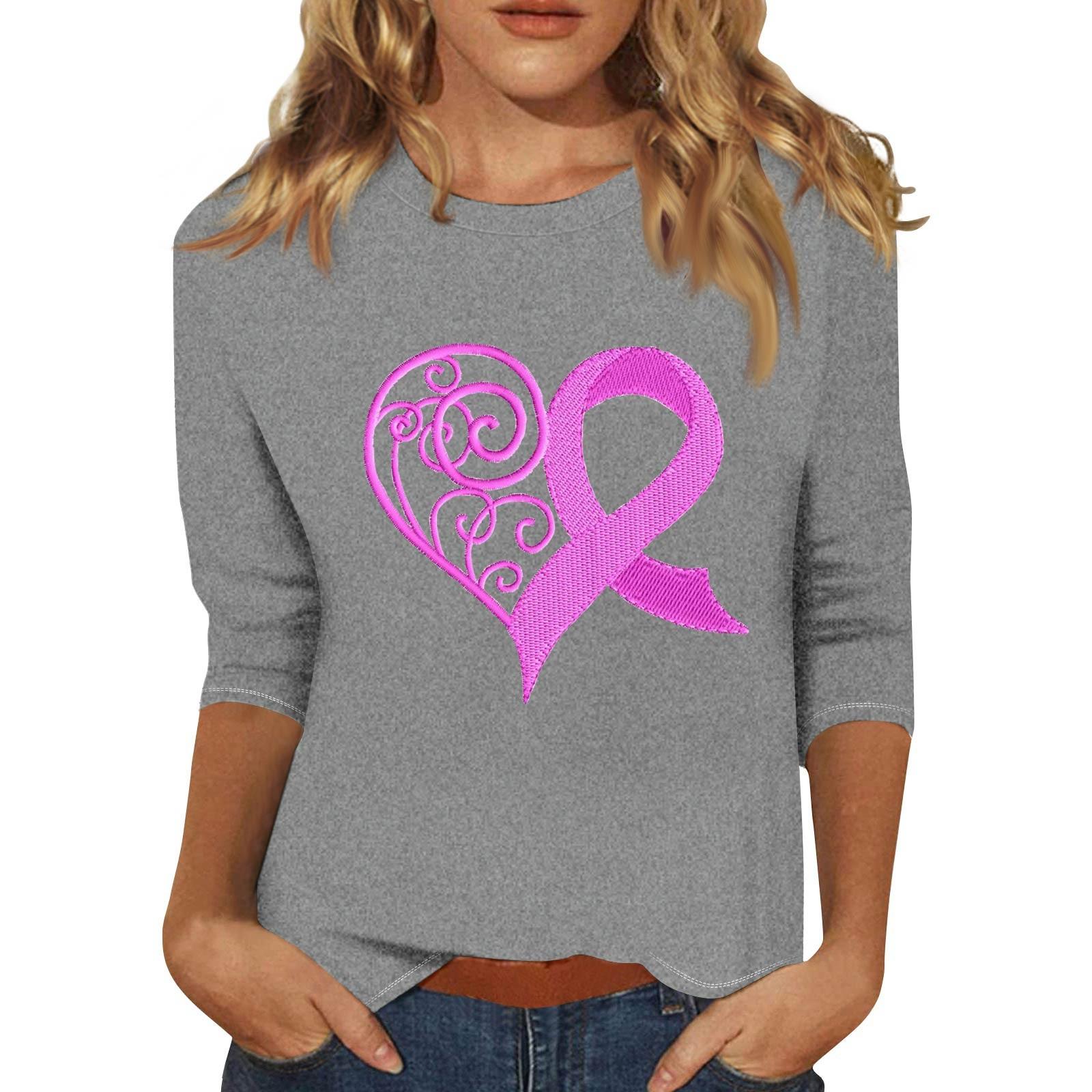 Жіноча модна повсякденна футболка з принтом і круглим вирізом з рукавами сім чвертей XXL
Жіноча модна повсякденна футболка з принтом і круглим вирізом з рукавами сім чвертей XXL