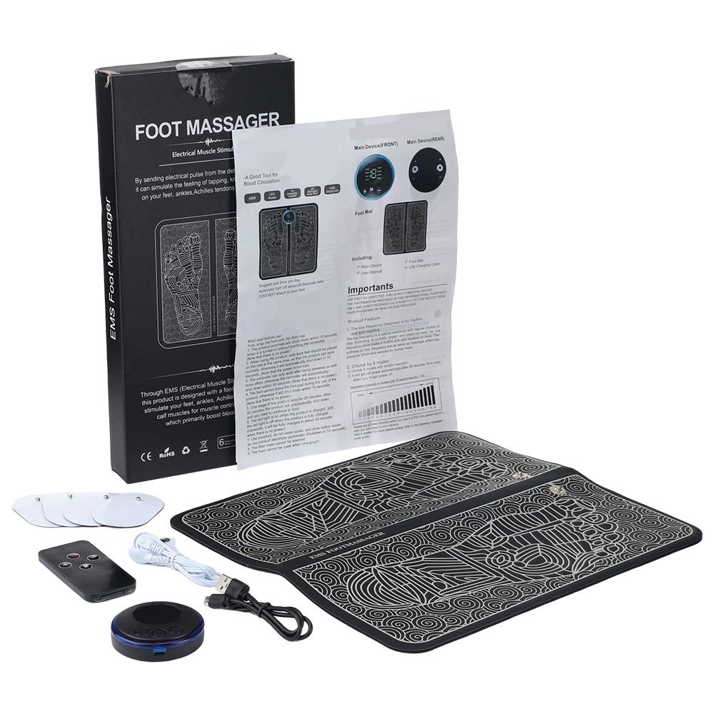 Smart Foot Massage Pad RF Remote Feet Massager 8 Modes 19 LevelsImprove Blood Circulation Relax Muscles Slim Legs Foot Pad
Smart Foot Massage Pad RF Remote Feet Massager 8 Modes 19 LevelsImprove Blood Circulation Relax Muscles Slim Legs Foot Pad