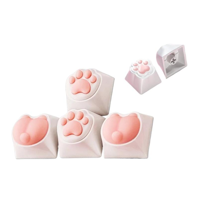 New Cute Cat Claw Keyboard Caps Soft Silicone Mechanical Keyboard Keycaps Universal Wear-resistant Computer Office Accessories
New Cute Cat Claw Keyboard Caps Soft Silicone Mechanical Keyboard Keycaps Universal Wear-resistant Computer Office Accessories