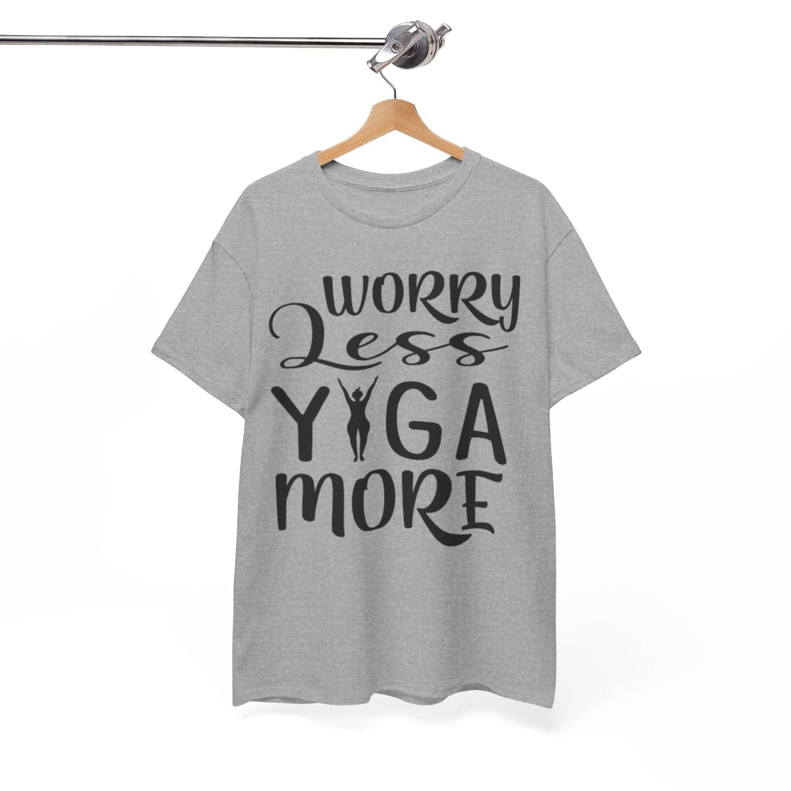 Worry Less Yoga More T-Shirt - Hilarious Tee for Stand-Up Fans Fun-Loving People 4XL
Worry Less Yoga More T-Shirt - Hilarious Tee for Stand-Up Fans Fun-Loving People 4XL