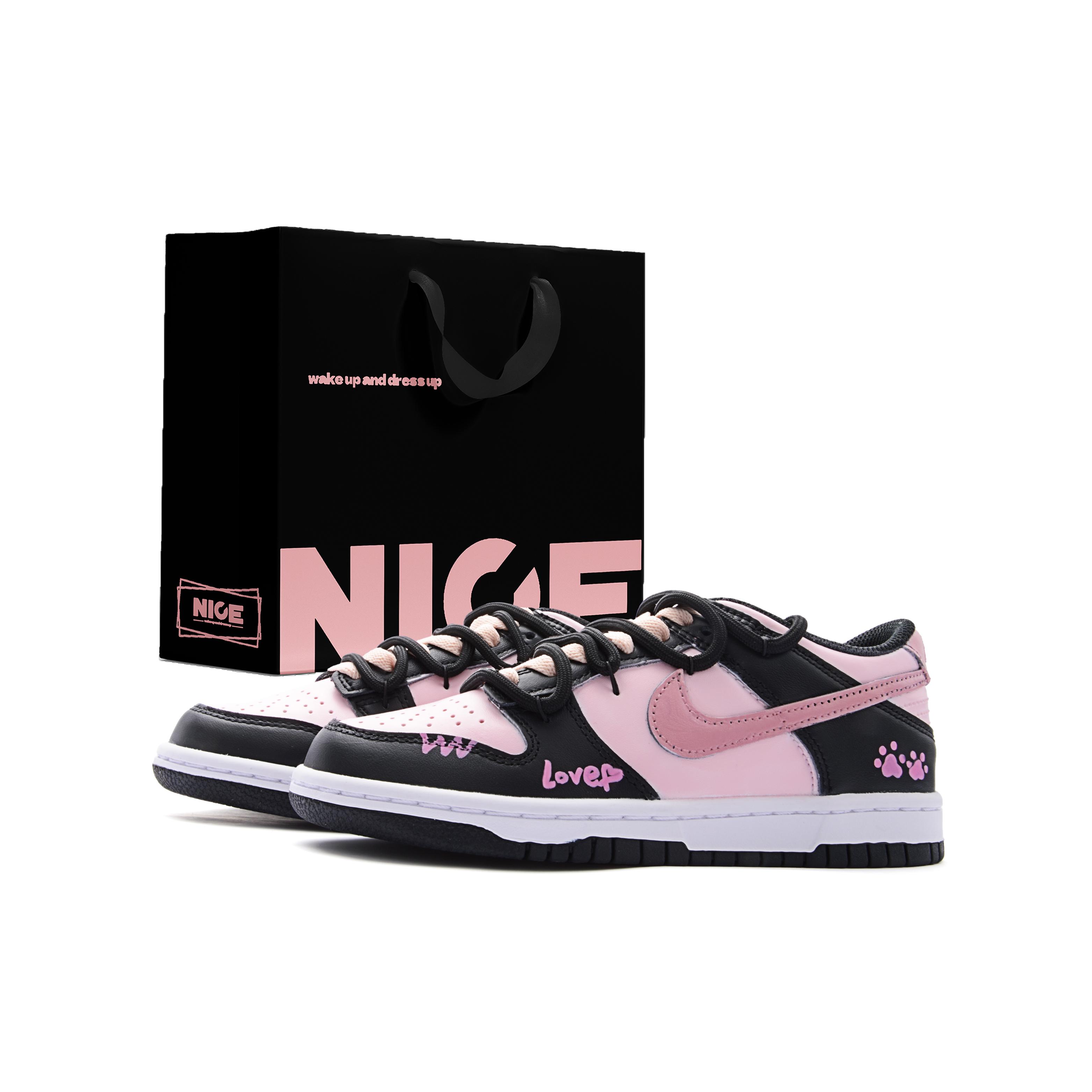 Nike Dunk Abrasion Resistant Breathable Abrasion Resistant Breathable Low top Skateboard Shoes Unisex Black Pink DD1391-100(Team1461-SBOX) 36
Nike Dunk Abrasion Resistant Breathable Abrasion Resistant Breathable Low top Skateboard Shoes Unisex Black Pink DD1391-100(Team1461-SBOX) 36