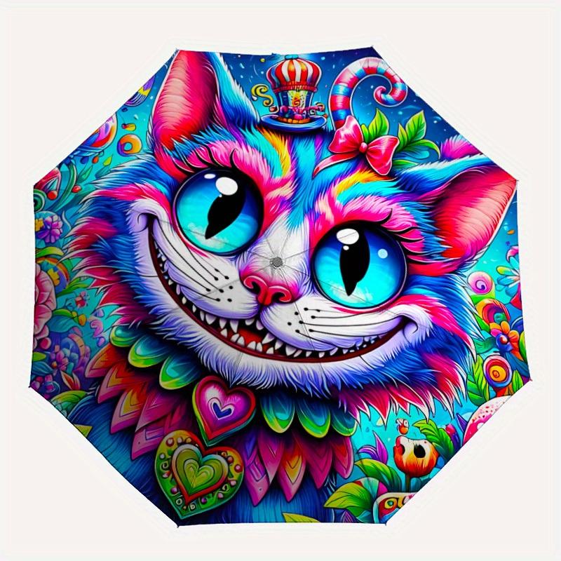 1pc Fantasy Cat Automatic Open/Close Umbrella - Compact Travel Umbrella, 8-Rib Heavy-Duty Construction, Ideal Gift, Outdoor Accessory, Styli
1pc Fantasy Cat Automatic Open/Close Umbrella - Compact Travel Umbrella, 8-Rib Heavy-Duty Construction, Ideal Gift, Outdoor Accessory, Styli