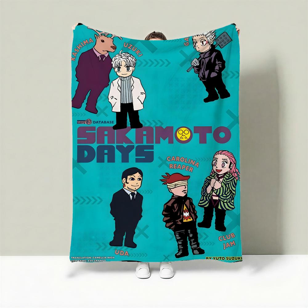Manga S-Sakamoto Days Throw Lightweight 240g Flannel Blanket Soft Skin-friendly for Summer Cooling 75cmx90cm
Manga S-Sakamoto Days Throw Lightweight 240g Flannel Blanket Soft Skin-friendly for Summer Cooling 75cmx90cm