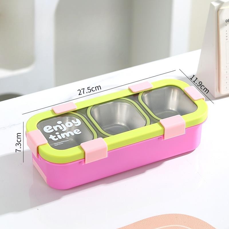 Divided Rectangular Stainless Steel Thermal Lunch Box Sealed Leakproof Container with Lid for Students Office Workers Portable
Divided Rectangular Stainless Steel Thermal Lunch Box Sealed Leakproof Container with Lid for Students Office Workers Portable