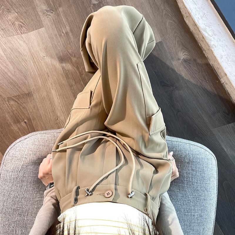 Повседневные брюки на осень и зиму, узкая версия, широкие брюки для работы, эластичная талия, свободные женские брюки в стиле хай-стрит, зауженные брюки с высокой посадкой 2XL