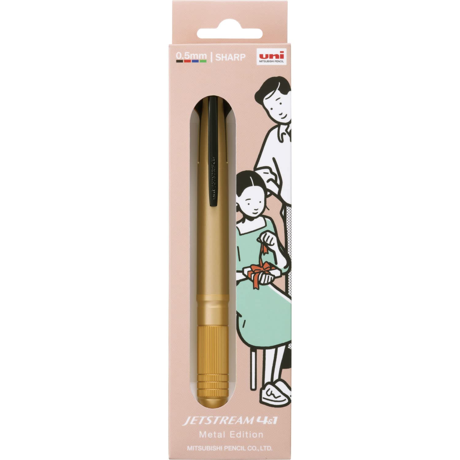 Mitsubishi Pencil Jetstream Metal Edition Лимитированный Подарочный Розовый Легкий MSXE5200A74G 4&1 0.5 Многофункциональная ручка, Издание, Упаковка, Золотой, Писать,
Mitsubishi Pencil Jetstream Metal Edition Лимитированный Подарочный Розовый Легкий MSXE5200A74G 4&1 0.5 Многофункциональная ручка, Издание, Упаковка, Золотой, Писать,