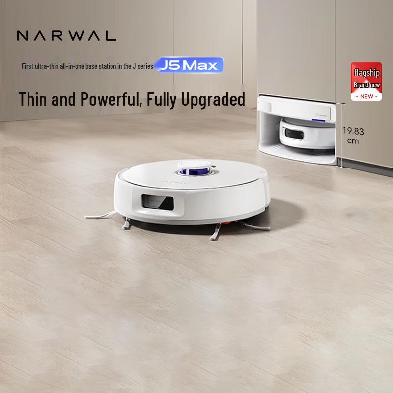 Narwhal J5 Max Smart Robot Vacuum and Mop
Narwhal J5 Max Smart Robot Vacuum and Mop