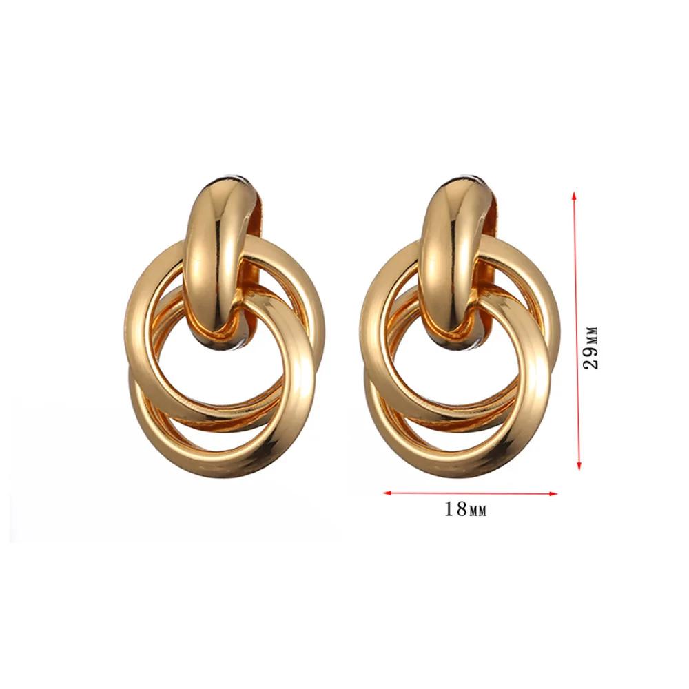 Personality Design Exquisite Geometric Circle Stud Earring for Women Temperament Fashion Korea Zircon Dangle Accessories Gift
Personality Design Exquisite Geometric Circle Stud Earring for Women Temperament Fashion Korea Zircon Dangle Accessories Gift