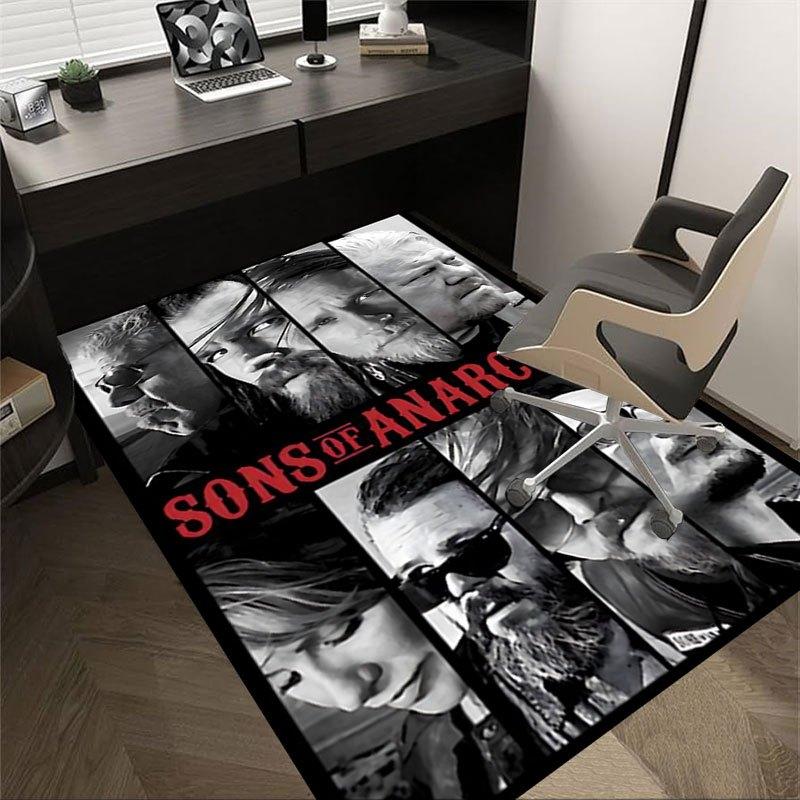 1pc Sons of Anarchy themed Office Carpet Chair Mats - durable polyester rug for home theater, office, dorm room decor - tA01 60cm by 90cm
1pc Sons of Anarchy themed Office Carpet Chair Mats - durable polyester rug for home theater, office, dorm room decor - tA01 60cm by 90cm