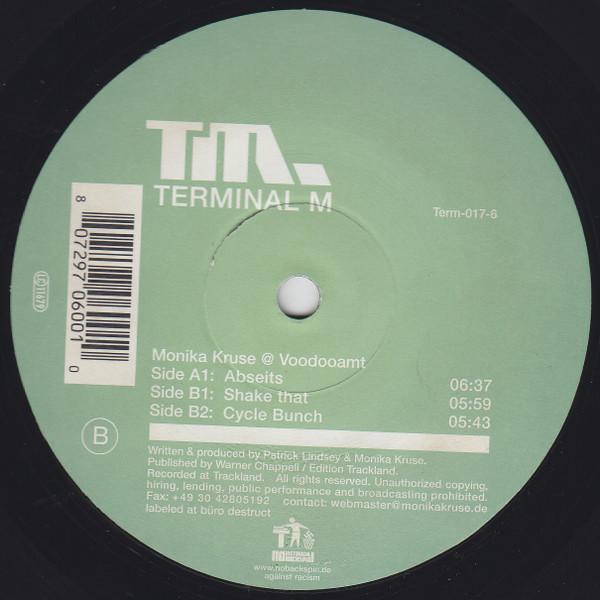 12inch Record MONIKA KRUSE VOODOOAMT Abseits TERM0176 Terminal M 2002 Germany Dance Electronica Used
12inch Record MONIKA KRUSE VOODOOAMT Abseits TERM0176 Terminal M 2002 Germany Dance Electronica Used