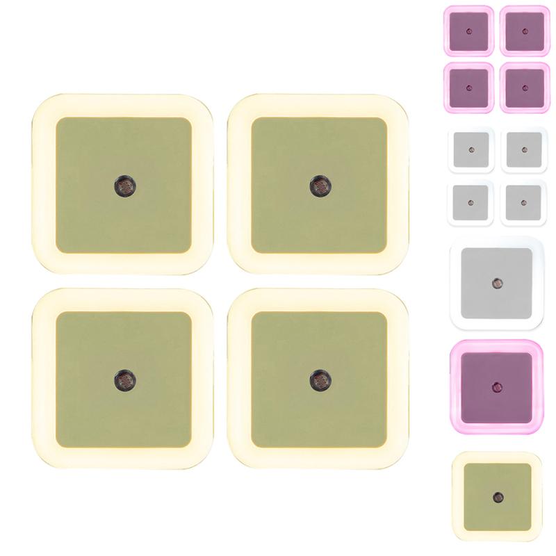 Square Plug In Night Light With Light Sensors Baby Nursery Night Lights For Bathroom Bedroom Hallway Stairs (6 x 6cm)
Square Plug In Night Light With Light Sensors Baby Nursery Night Lights For Bathroom Bedroom Hallway Stairs (6 x 6cm)