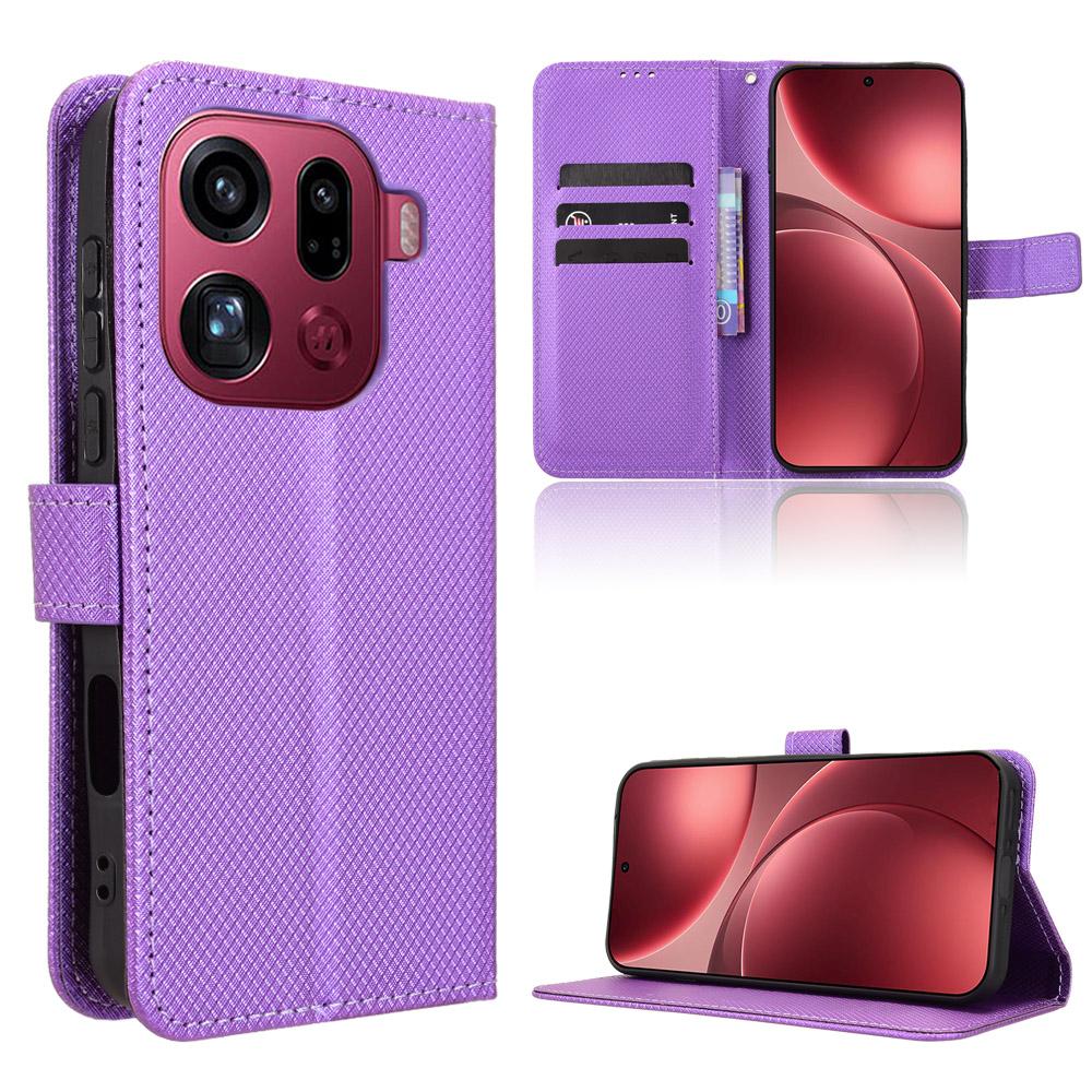 For Oppo Find X9 Pro 5G Leather Wallet Case with Strap Diamond Texture Phone Cover
For Oppo Find X9 Pro 5G Leather Wallet Case with Strap Diamond Texture Phone Cover