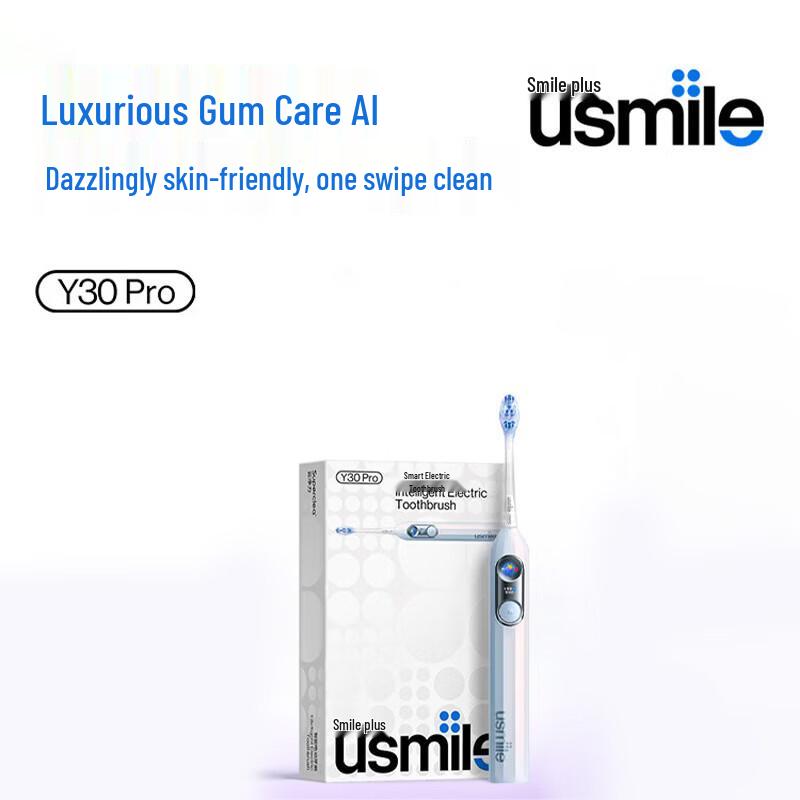 usmile Y30Pro AI Smart Sonic Electric Toothbrush CN plug (adapter included)
usmile Y30Pro AI Smart Sonic Electric Toothbrush CN plug (adapter included)