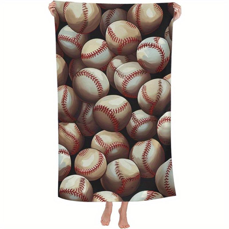 Beach Towel Baseball Pattern Sun Protection Windproof Suitable for Swimming Pool Camping Travel Blanket W40*H60(CM)
Beach Towel Baseball Pattern Sun Protection Windproof Suitable for Swimming Pool Camping Travel Blanket W40*H60(CM)