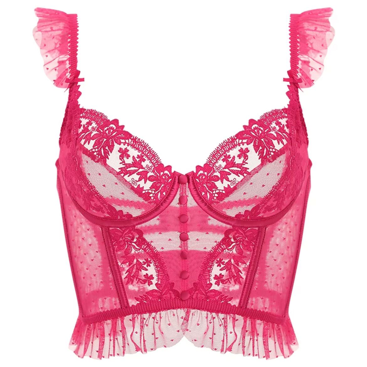 Fishbone bra with thin lace sexy French suspender anti-expansion Lolita bra xl suitable for 80c85ab
Fishbone bra with thin lace sexy French suspender anti-expansion Lolita bra xl suitable for 80c85ab