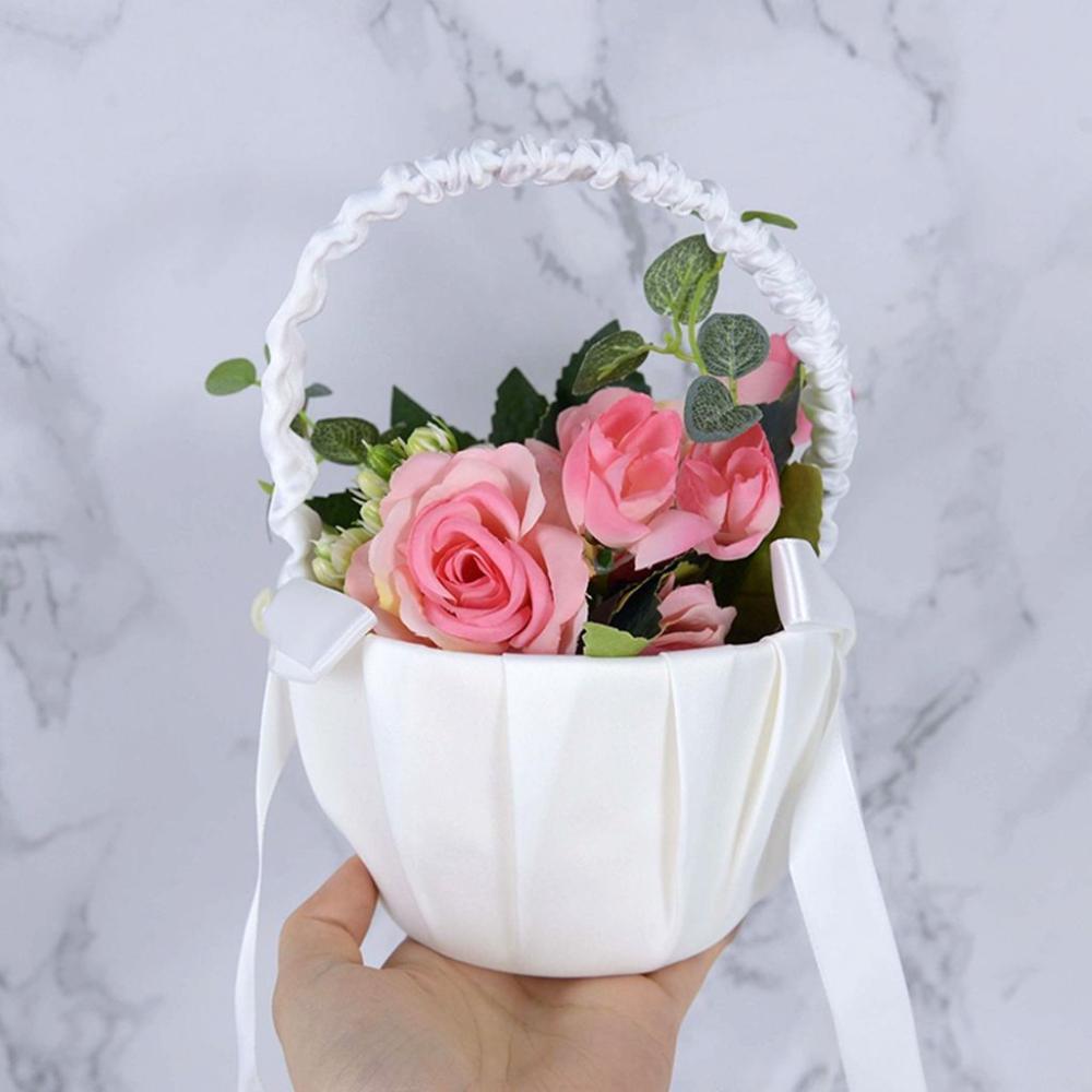 Container Ribbon Bridesmaid Wedding Supplies Flower Girl Basket Party Decor Wedding Flower Basket
Container Ribbon Bridesmaid Wedding Supplies Flower Girl Basket Party Decor Wedding Flower Basket