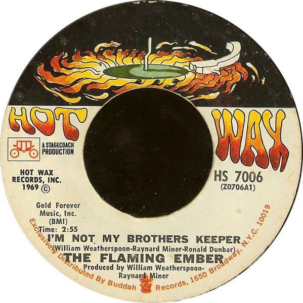7-дюймовая пластинка FLAMING EMBER - Я не сторож своему брату / Desert HS7006 Hot Wax 1970 США Соул/Фанк Б/У
7-дюймовая пластинка FLAMING EMBER - Я не сторож своему брату / Desert HS7006 Hot Wax 1970 США Соул/Фанк Б/У