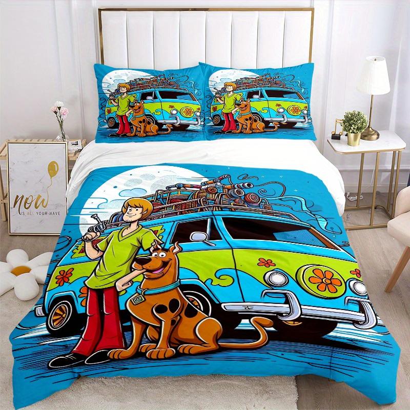 3pcs Scooby Doo Mystery Machine Adventure Quilt Set Soft and Comfortable Bedroom, Guest Room and Dorm Decor Bedding Set F074 155x200cm
3pcs Scooby Doo Mystery Machine Adventure Quilt Set Soft and Comfortable Bedroom, Guest Room and Dorm Decor Bedding Set F074 155x200cm