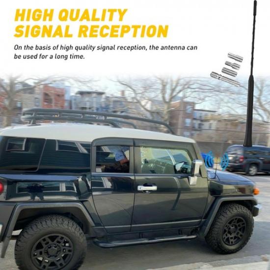 11in Black Stainless Antenna Mast Power Radio AM/FM for Trunk SUV Pickup Plastic
11in Black Stainless Antenna Mast Power Radio AM/FM for Trunk SUV Pickup Plastic