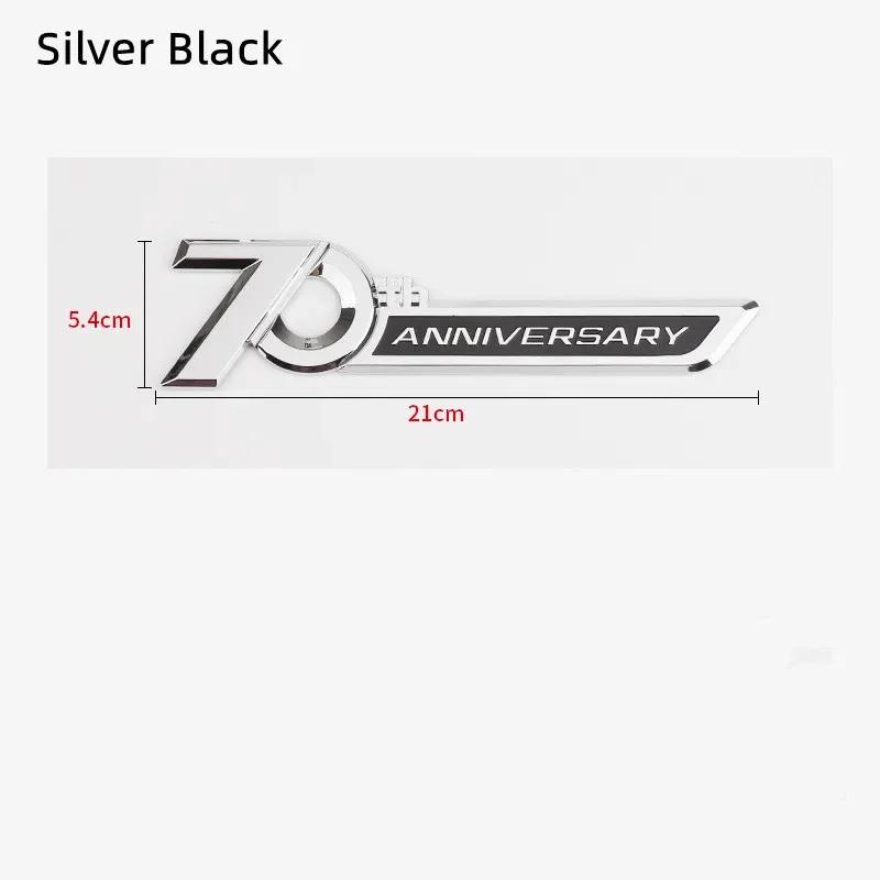 3D ABS 70th Anniversary Logo Car Side Fender Rear Trunk Emblem Badge Sticker Decals For Toyota Land Cruiser LC200 LC300 FJ200
3D ABS 70th Anniversary Logo Car Side Fender Rear Trunk Emblem Badge Sticker Decals For Toyota Land Cruiser LC200 LC300 FJ200