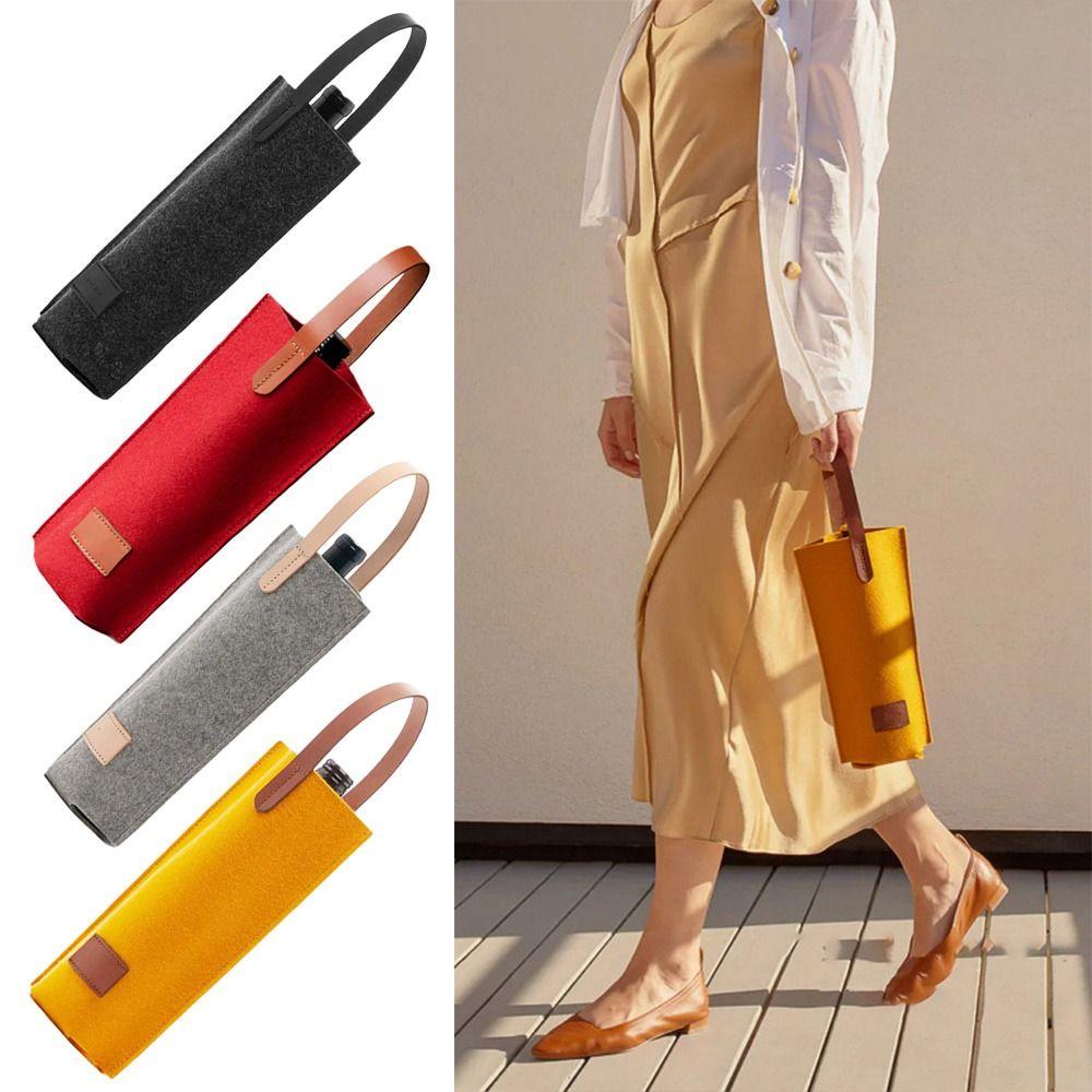 Home Storage Simple Storage Bag Felt Bag Red Wine Pouch Wine Storage Bag Bottle Carrier
Home Storage Simple Storage Bag Felt Bag Red Wine Pouch Wine Storage Bag Bottle Carrier