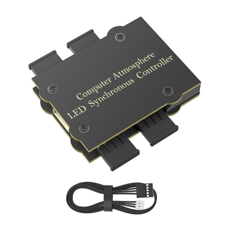 4-портовый 5V ARGB контроллер синхронизации светодиодов вентиляторов с 9-контактным кабелем USB 2.0, контроллер синхронизации атмосферной подсветки для настольного ПК 1
4-портовый 5V ARGB контроллер синхронизации светодиодов вентиляторов с 9-контактным кабелем USB 2.0, контроллер синхронизации атмосферной подсветки для настольного ПК 1