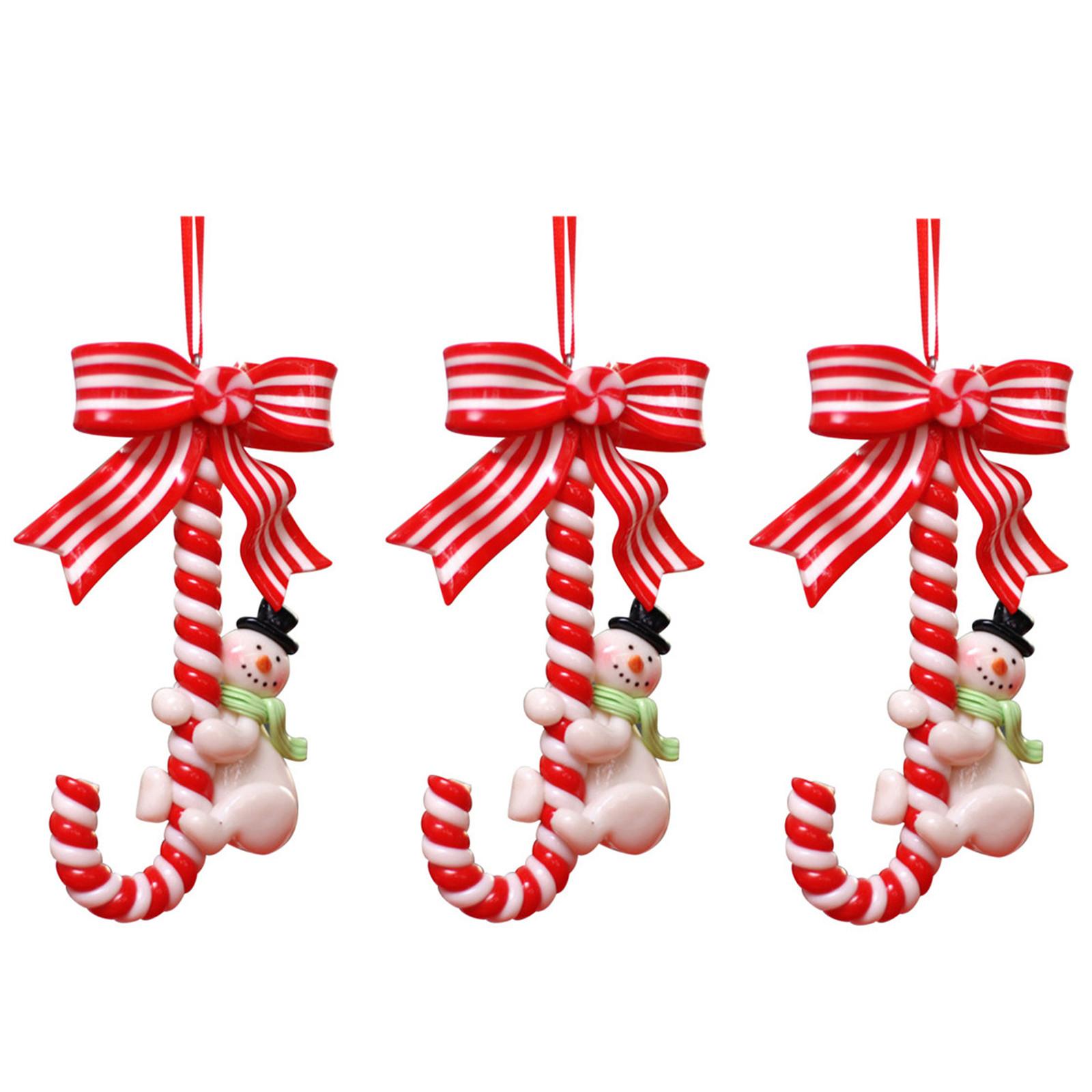 3шт рождественские украшения из леденцов, снеговик Санта-Клауса, держащий конфету с бантом, милые подвесные безделушки
3шт рождественские украшения из леденцов, снеговик Санта-Клауса, держащий конфету с бантом, милые подвесные безделушки