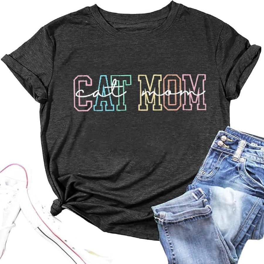 Cool Moms Club Shirt for Women Cat Mama Graphic Tees T-Shirts Funny Mom Life Short Sleeve Casual Tops XXXXXL чорний
Cool Moms Club Shirt for Women Cat Mama Graphic Tees T-Shirts Funny Mom Life Short Sleeve Casual Tops XXXXXL чорний