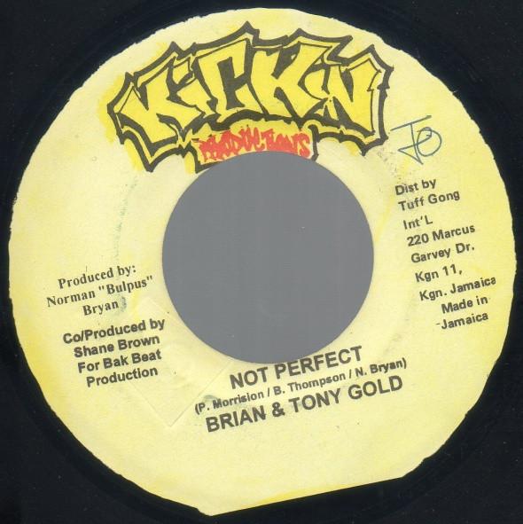 7inch Record BRIAN & TONY GOLD - Not Perfect NONE Kickin Producti Jamaica Reggae, Ska & Dub Used
7inch Record BRIAN & TONY GOLD - Not Perfect NONE Kickin Producti Jamaica Reggae, Ska & Dub Used