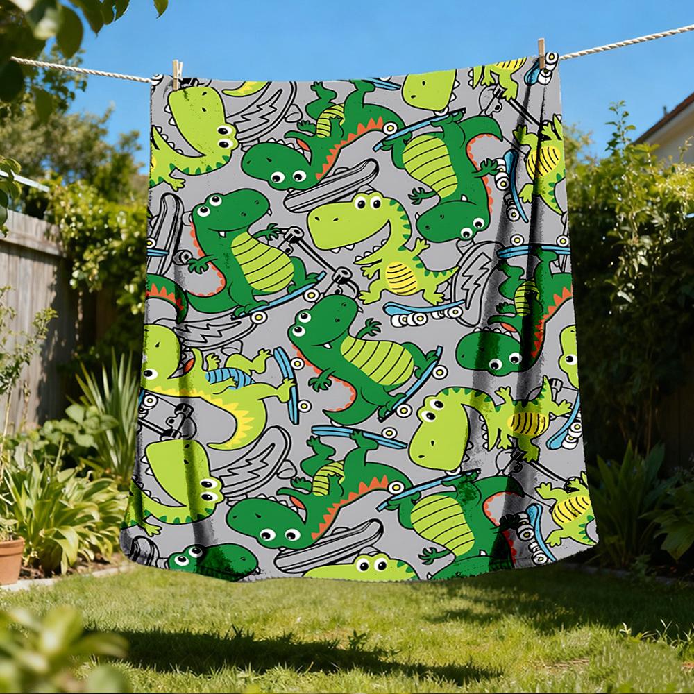 1pc Dino SkateOutdoor Blanket, Soft And Comfortable Blanket, Casual Warm Outdoor Blanket, Good Birthday Gift yy260328061 75x90cm
1pc Dino SkateOutdoor Blanket, Soft And Comfortable Blanket, Casual Warm Outdoor Blanket, Good Birthday Gift yy260328061 75x90cm