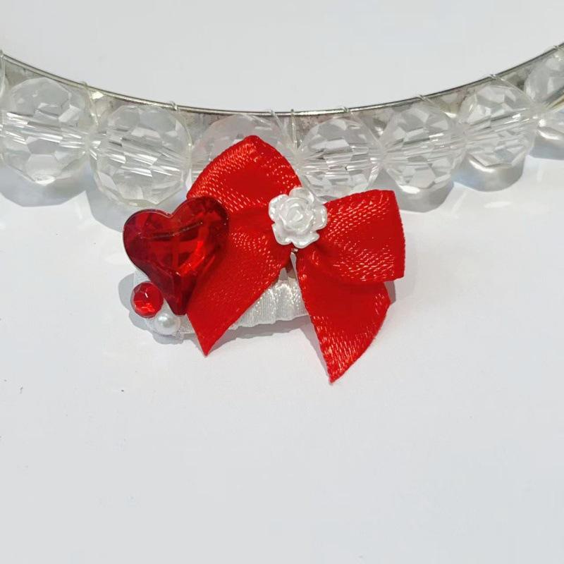 Rhinestone Pet Hair Clip Set: Red Birthday Dog BB Clips for Maltese Nose 2.8cm Stainless Steel Clip
Rhinestone Pet Hair Clip Set: Red Birthday Dog BB Clips for Maltese Nose 2.8cm Stainless Steel Clip