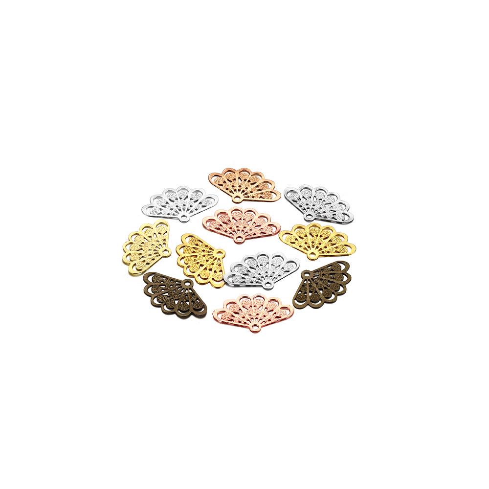 14x23mm Copper-Plated 7-Color Fan-Shaped Flower, Ancient Style Jewelry Accessory, Pure Copper, Hollow, Color-Preserving, DIY Handmade. 50 pcs/pack (23.5x14.5mm, hole 1.6mm) 22g
14x23mm Copper-Plated 7-Color Fan-Shaped Flower, Ancient Style Jewelry Accessory, Pure Copper, Hollow, Color-Preserving, DIY Handmade. 50 pcs/pack (23.5x14.5mm, hole 1.6mm) 22g